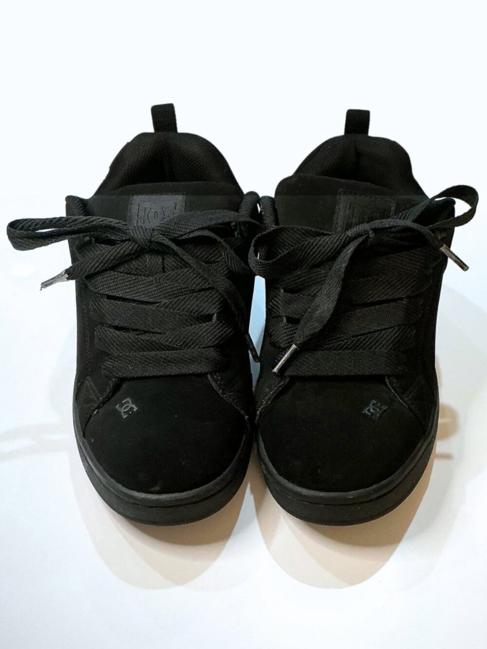 Men's DC Court Graffik Shoes, Black, Size 7.5, Model No. 300529